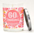 60 & Sensational, 60th Birthday Gifts for Women, Happy 60th Birthday Candle, Unique Birthday Gifts for Friends, Female, Cool 60th Birthday Gifts f...