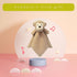 Baby Light Brown Monkey Soft Stuffed Animal Security Blanket, Plush Monkey Character Lovey Blanket, Baby Shower/Nursery Gift, Cuddly Newborn, Infa...