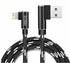 AGOZ 4FT Apple MFI Certified Lightning iPhone Cable, 90° Right Angle, FAST Charger Cord Compatible with iPhone 14, 13, 12 Pro max, iPhone SE, iPho...