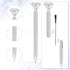 Pen Holder with 6 Pcs Bling Diamond Pens, Pencil Cups for Desk Glitter Bling Desk Organizer Makeup Brush Holder for Women Girls Classroom Offices ...