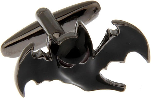 Bat Halloween Pair Cufflinks in a Presentation Gift Box & Polishing Cloth...