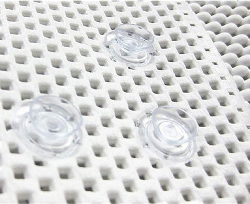 Deluxe Bathtub Mat Non Slip, Soft Foam Bath Mats for Bathroom Tub, Bathtub Mat with Drain Holes, Suction Cups- 36” X 17” - Black...