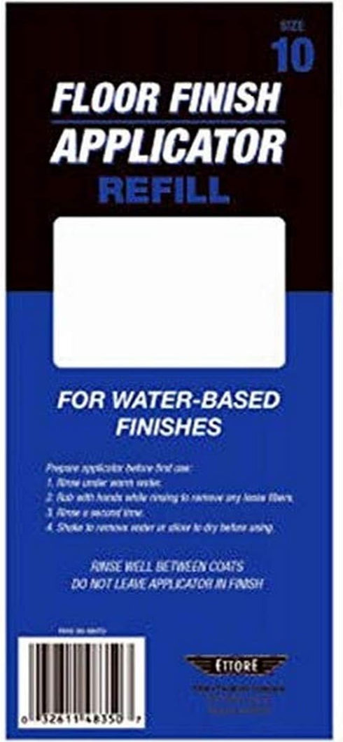 Ettore 33410 Water-Based Floor Finish Applicator Refill, 10-Inch...
