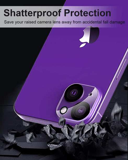 [3 Pack Compatible for iPhone 14 Plus ? iPhone 14 Camera Lens Protector 9H Tempered Glass, Anti-Scratch, Ultra HD, Case Friendly Camera Covers for...