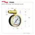 Accu-Gage by Milton Presta Valve Bike Tire Pressure Gauge with Bleeder Valve, for 0-60 PSI - ANSI Certified...