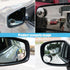 Round Blind Spot Car Mirror - 2" Frameless HD Glass Convex Mirror - 360 Degree Wide Angle Rear View Mirror Side Mirror with Adjustable Stick for C...