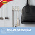 Command Medium Crystal Hook, Holds up to 2 lb, 2 Wall Hooks with 3 Command Strips, Damage Free Hanging on Walls, Doors, Cabinets, and Cloest for J...