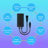 SP611E Bluetooth Music LED Controller for 1903B WS2812b WS2811 IC RGB Chasing Color LED Strip Addressable Sync Music Controller DC5V-24V APP/IR Re...