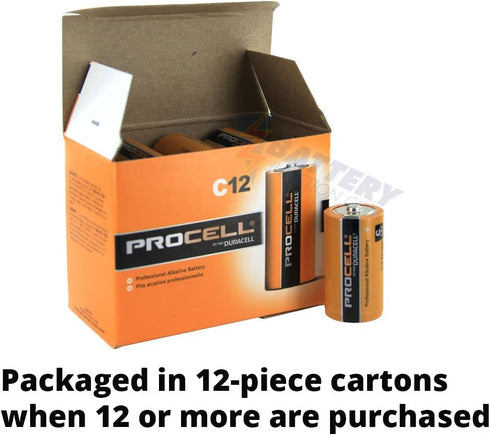 DURACELL C12 PROCELL Professional Alkaline Battery, 12 Count...