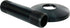 JS Jackson Supplies 3 in. Black Shower Arm for Ceiling-Mounted Rainfall Showerhead...