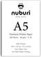 Nuburi - A5 Size Premium Printer Paper - Ideal for Professional Documents - Smooth Bright White - 80 gsm / 21 lb. (200 Sheets)...