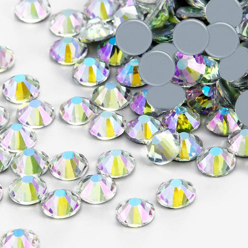 Dowarm 1440 Pieces Hotfix Crystal Rhinestones for Clothes Crafts, Hot Fix Glue on Flatback Crystals, Iron on Crystal Rhinestone (Moonlight/Starry ...