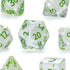 Gake Keeper Games & Dice: Firefly Dice - 7 Piece Resin Dice Set, Radiant Inclusion, Glow-in-The-Dark, Role Playing Games Accessory, RPG Dice...