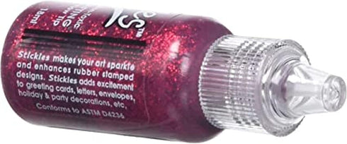 Cranberry Stickles Glitter Glue .5oz...