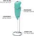 Primula Milk Frother With Stand, Handheld Whisk, Drink Foamer, Mini Blender Mixer For Coffee, Frappe, Bulletproof, Matcha, Espresso. Battery Opera...