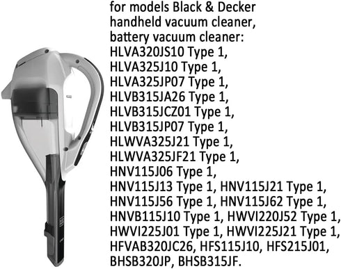15V Adapter Charger Power Supply for Black and Decker Dustbuster Handheld Vacuum Cleaner HHVI315JO42 HFVB315J22 HHVI320JR02 HFVB320J27, Replace Ch...