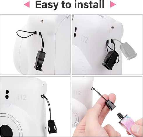 Camera Strap Kids,Camera Lanyard Neck Strap Kids,iPad Strap for Kids,Children Camera Strap for Fujifilm mini Camera Kodak Smile + Smile plus(Pink)...