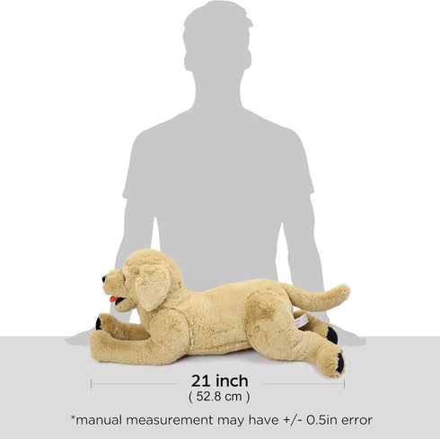 LotFancy Dog Stuffed Animals Plush, 21" Soft Cuddly Golden Retriever Plush Toys, Large Stuffed Dog, Puppy Dog Stuffed Animals, Mother's Day, Birth...