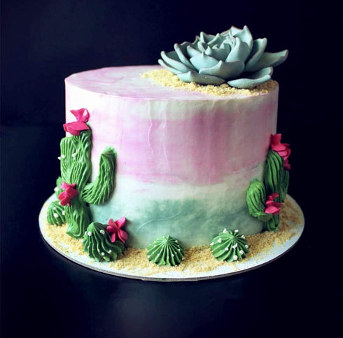 LaVenty 2 PCS Cactus Silicone Mold Cacti Fondant Mold Succulent Leaves Candy Molds Cactus Gumpaste Mold For Cupcake Cake Polymer Resin...