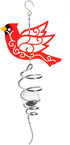 18" Wind Spinner Outdoor Hanging Metal Figurine Spinner for Garden Décor Ornament Lawn Yard Patio,Cardinal...