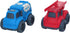 Zing Plantastic City Vehicles - Double Pack (Small Size) - Police Car and Ladder Truck - Made from 40% Wheat Straw Material – Pretend Play Toy for...