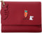Wallet For Women Girl, Tri-Folded Wallet Cash Pocket With Id Window, Slim Trifold Credit Card Holder Minimalist Coin Pocket(wine red)...
