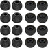 Ear Bud Replacement Pieces Silicone,8 Pairs of Soft Silicone Ear Tips in S/M/L Sizes, with 4mm Connector Hole, Designed to fit Most inear Headphon...