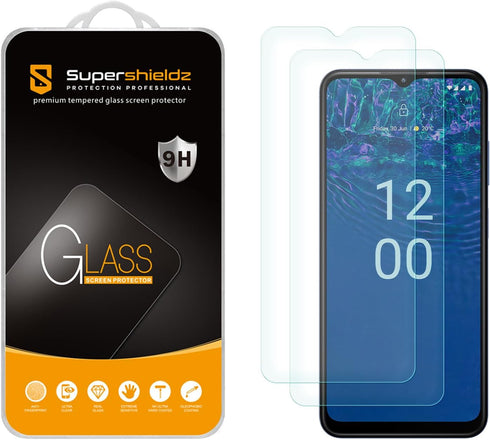 Supershieldz (2 Pack) Designed for Nokia G310 5G Tempered Glass Screen Protector, Anti Scratch, Bubble Free......
