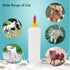 Goat Nipple and Bottles Set, 25 Pieces Small Animal Milk Drink Pritchard Nipple 2 Pieces 400 ml Lamb Feeding Bottle Kit for Feeding Sheep Goat Lam...