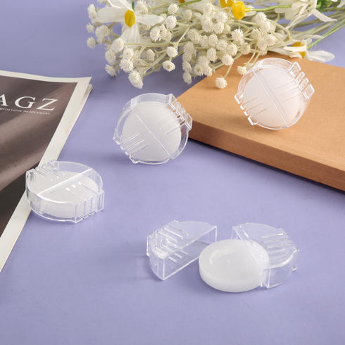 4pcs Beeswax Thread Conditioner, Thread Wax for Sewing with Plastic Box Thread Beeswax Thread Conditioner Wax for Sewing Quilting Reinforcing Thre...