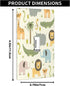 Cartoon Animal Light Switch Cover Cute Hippo Crocodile Lion Elephant And Giraffe Funny Wildlife Single Toggle Wall Plate 1 Gang Standard Receptacl...