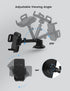 Phone Mount for Car,Car Phone Holder Mount with Strong Suction Cup Dashboard Windshield Phone Mount Compatible with iPhone 14 13 12 11 Pro Max, Ga...