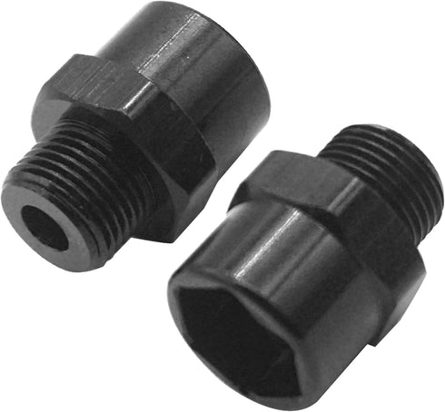 4Pack Share Goo Metal 12mm to 17mm Wheel Hex Drive Hub Adapter Conversion 15mm Offset Extension Compatible with Tamiya Axial RC4WD Traxxas HPI Him...