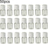 Othmro 50Pcs 5ml Plastic Bottles Lab Cylindrical Chemical Reagent Bottle Wide Mouth Laboratory Reagent Polyethylene Bottle Sample Sealing Liquid S...