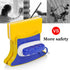 GOTOTOP Window Cleaner Magnetic Window Cleaner Tools,Double-Sided Window Cleaner, Shape Magnetic Glass Wiper with 2 pcs Cotton, Window Squeegee To...