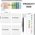 600 Sheets Transparent Sticky Notes, 3 x 3 inch Clear See Through Sticky Notes and Translucent Writable Book Tabs, Annotation kit, for Book Annota...