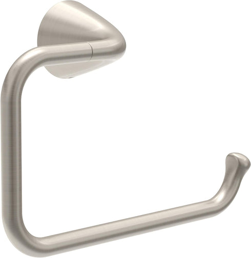 Delta ARV46-DN Arvo Wall Mount Square Open Towel Ring Bath Hardware Accessory in Brushed Nickel...