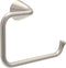 Delta ARV46-DN Arvo Wall Mount Square Open Towel Ring Bath Hardware Accessory in Brushed Nickel...
