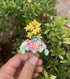 100 pcs Mini Flowers Mulberry Paper Flowers 13-15 mm Scrapbook Craft Card DIY Craft Using for Crafts, Bouquets, Scrapbooks, Decorations, Greeting ...