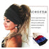 Wide Headbands Stretch Turban Knotted Hairbands Elastic Yoga Workout Sweatband Running Sport Head Scarf Large African Head Wraps for Women 4 Pcs (...
