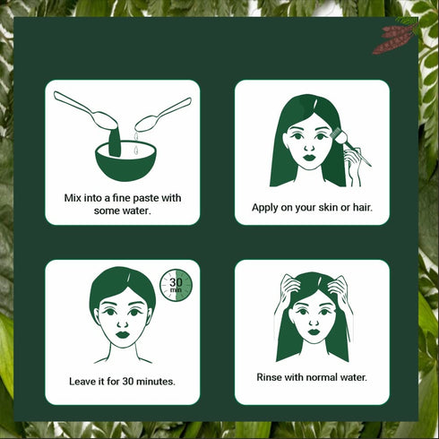 INDUS VALLEY Bio Organic Organic Shikakai Powder for Hair Care - 200g...