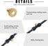 20 Pieces Brass Misting Nozzles 1/4 Inch Slip Lock Mister Nozzles Thread Misting Nozzle Tees with 20 Nozzles + 20 Seats + 4 Plugs for Outdoor Cool...