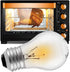 Appliance Oven Light Bulb, Oven Light Bulbs,High Temp 300 °C Resistant,A15/E26/120V/40 Watt Appliance Replacement Bulb for Refrigerator Over Stove...