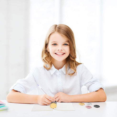 55 Pieces Discs Binding Ring Discs Discbound Plastic Expansion Discs Arc System Notebooks Planners with 5 Plastic Boxes...