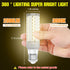 2Pack 20W LED Corn Light Bulb 3000K Warm White Lamp 250Watts Equivalent 2896Lumens Super Bright E26 Base Large Area Ceiling Fan Bulbs 110V Commerc...