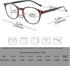5 Pairs Reading Glasses - Standard Fit Spring Hinge Readers Glasses for Men and Women (5 Pack Mix Color, 2.00)...
