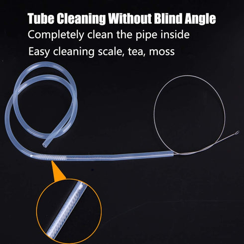 Long Pipe Cleaner Flexible Tube Cleaning Brush Snake Drain Clog Remover Drain Brush Aquarium Water Filter Pipe Air Tube Hose Cleaning Brush Sink F...