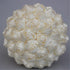 USIX Handcraft Solid Color Popular Satin Rose Bridal Holding Wedding Bouquet Wedding Flower Arrangements Bridesmaid Bouquet(Ivory)...