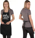 Funny Aprons for Women Men, Novelty Kitchen Cooking Apron with 2 Pockets, Cute Baking Gifts for Bakers, Birthday Housewarming Gifts for Wife Husba...
