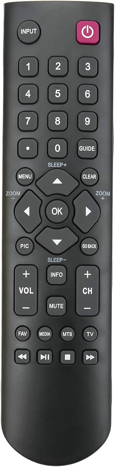 RC3000N02 IR Replacement Remote Fit for TCL LED TV LE39FHDF3300 LE43FHDF3300 LE48FHDF3300Z LE55FHDF3300Z LE32HDF3310 LE39FHDF3310 LE48FHDF3310 LE5...